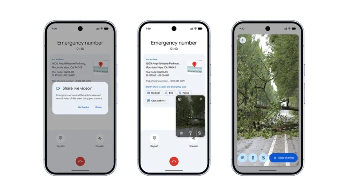 Google Announces Emergency Live Video for Sharing Visual Information with Emergency Services on Android