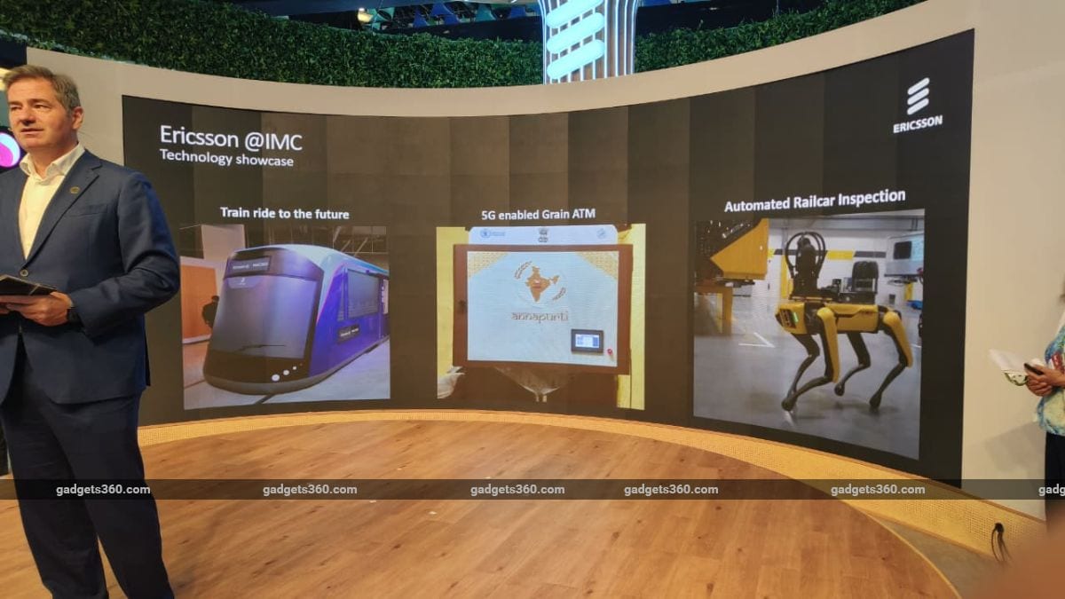 IMC 2025: Ericsson Showcases AI-Powered Robotic Dog That Inspects Automated Railcars