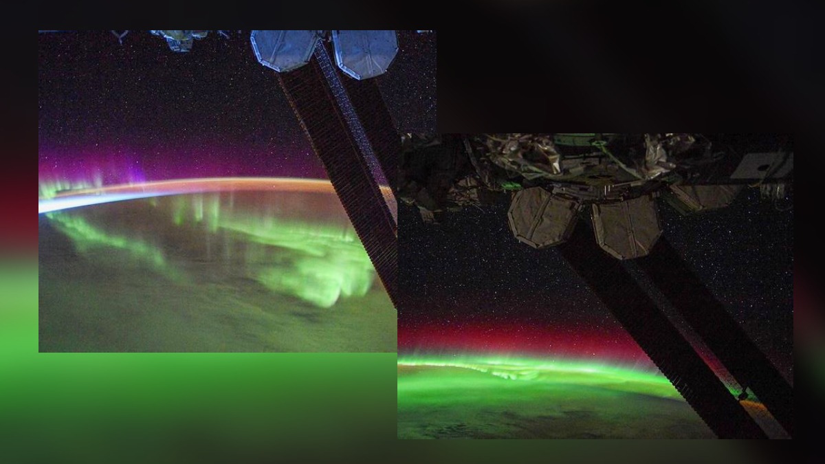 ESA Shares Stunning Photos of Aurora Lights Taken From International Space Station