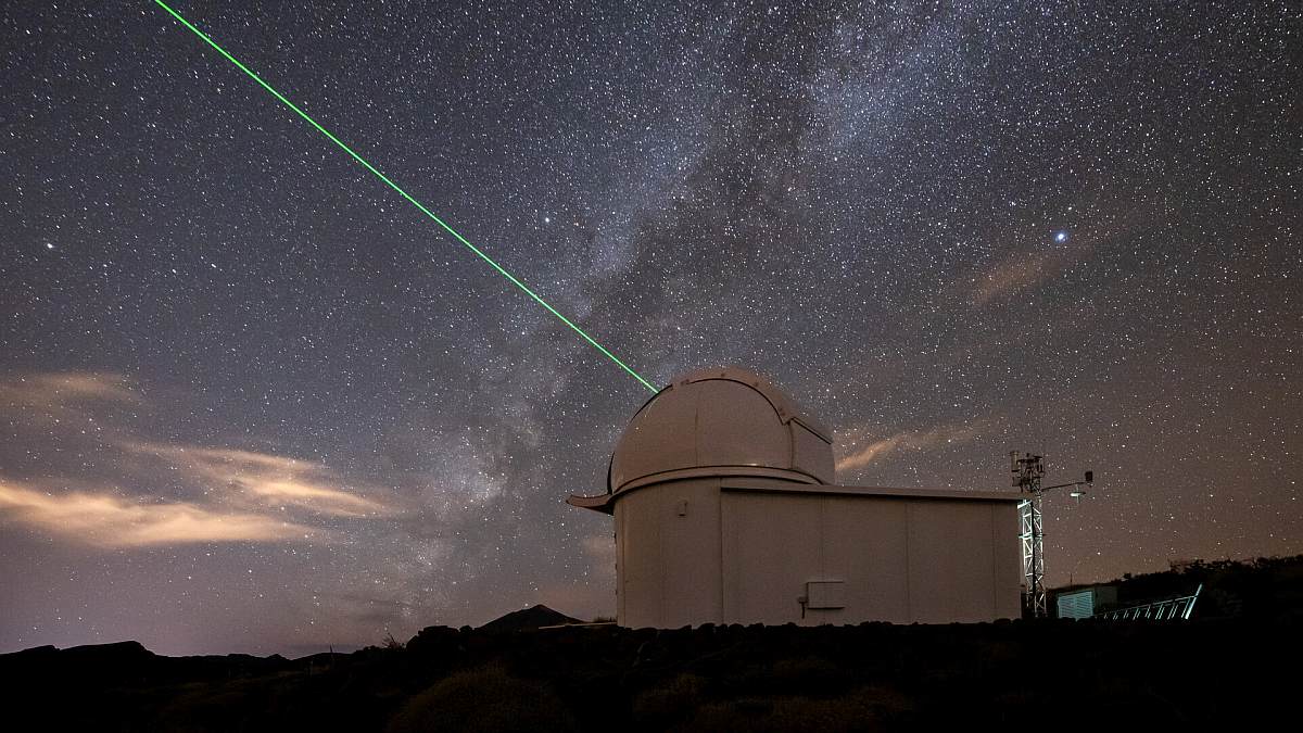 How European Space Agency's Laser Ranging Station Prevents Collision of Satellites and Space Debris