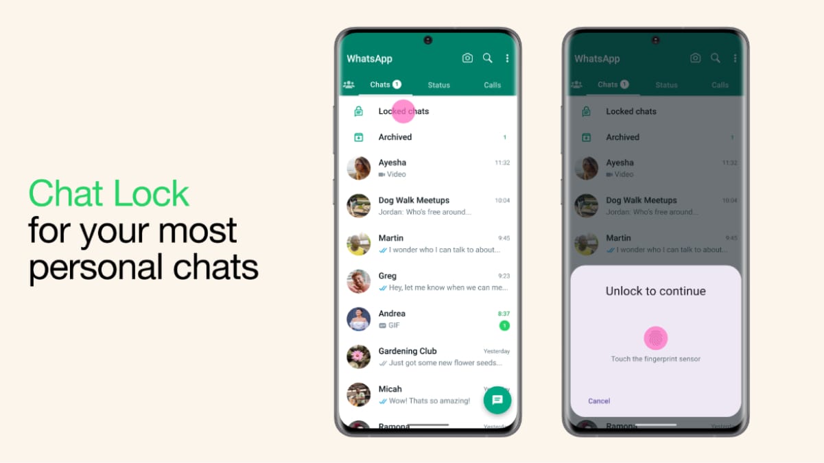 How to Unlock WhatsApp Chats on Android and iOS