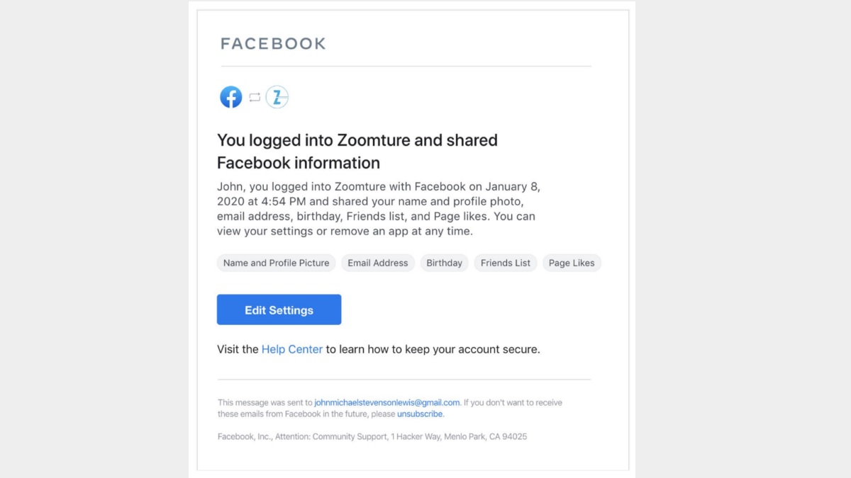 Facebook to Send Users Notifications for Third-Party App Logins