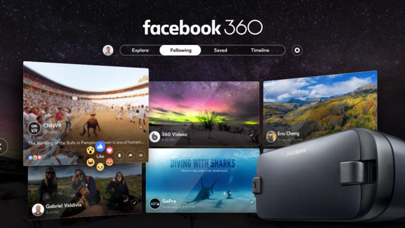Facebook 360 for Gear VR Launched, the Social Network's First Dedicated VR App