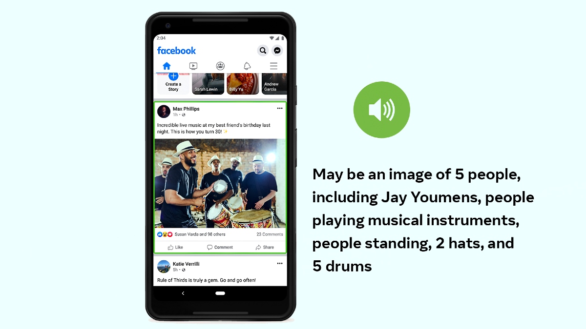 Facebook Improves Automatic Alt Text for Visually Impaired Users, Now Recognises Over 1,200 Concepts