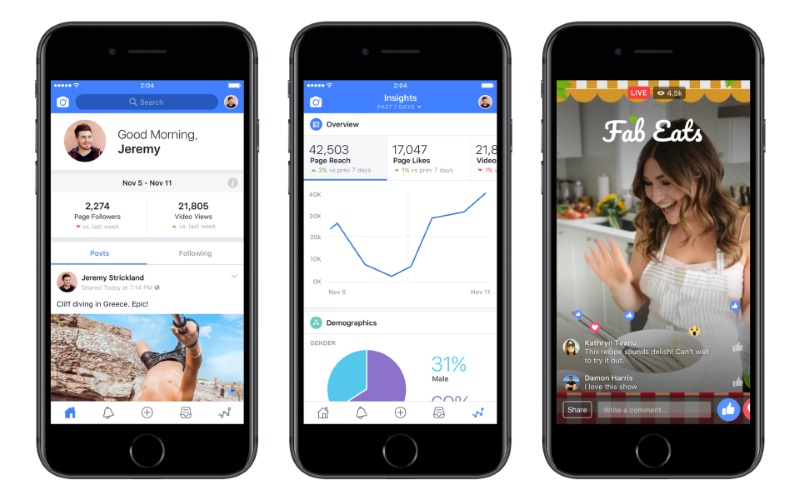 Facebook Creator App Unveiled, Brings New Tools for Live Broadcasts
