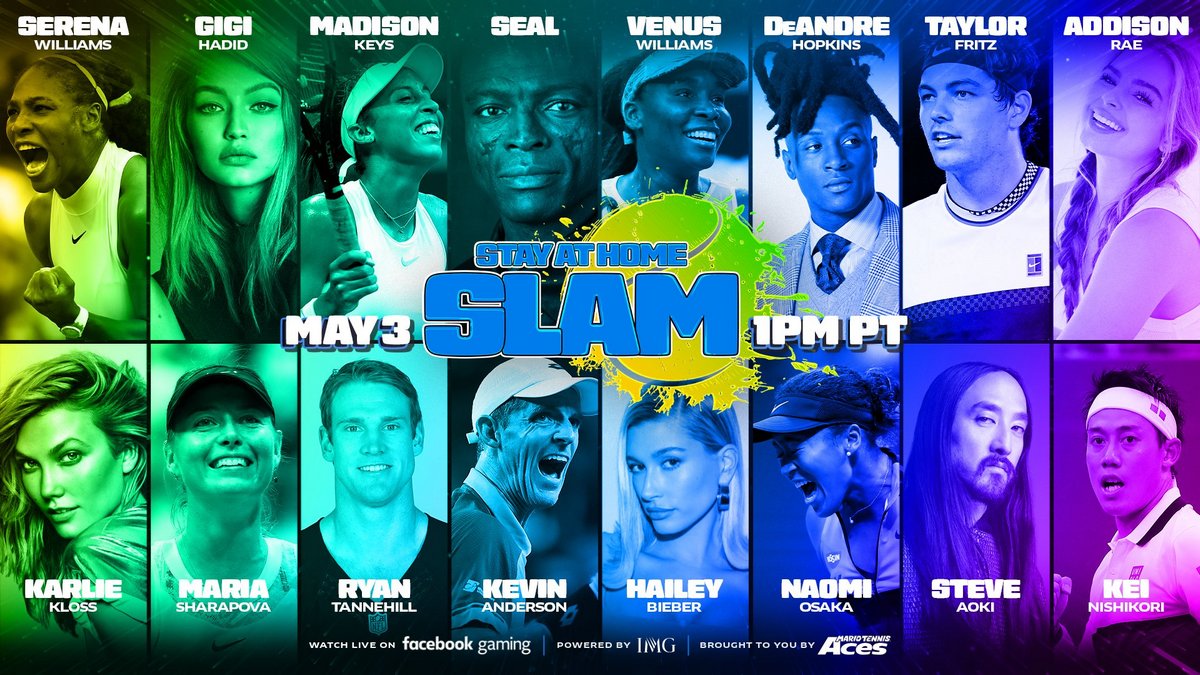 Facebook Gaming to Host Virtual Tennis Tournament Featuring Serena Williams, Naomi Osaka, Others