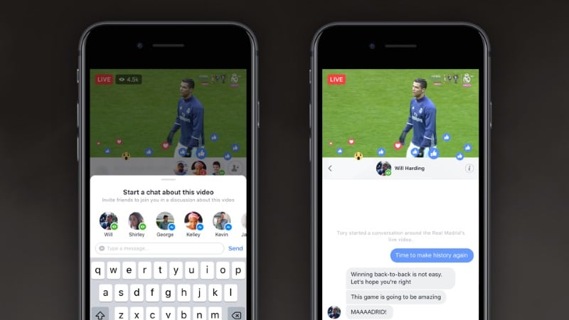 Facebook Gets 'Live Chat With Friends' and 'Live With' Features