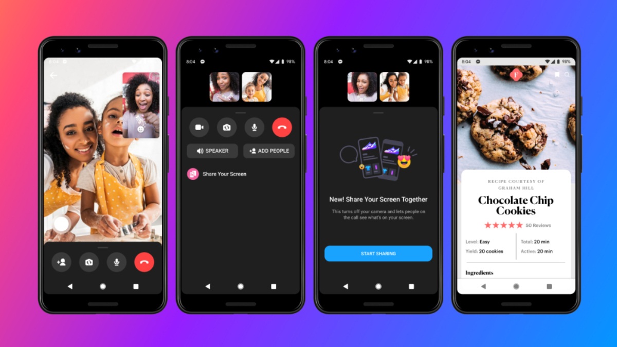 Facebook Messenger Introduces Zoom-Like Screen Sharing Feature