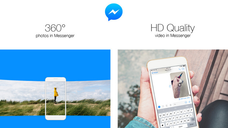 Facebook Messenger Can Now Be Used to Send 360-Degree Photos, HD Videos