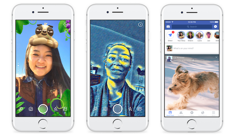 Facebook Stories and Camera Effects Launched, Moving Closer to Snapchat