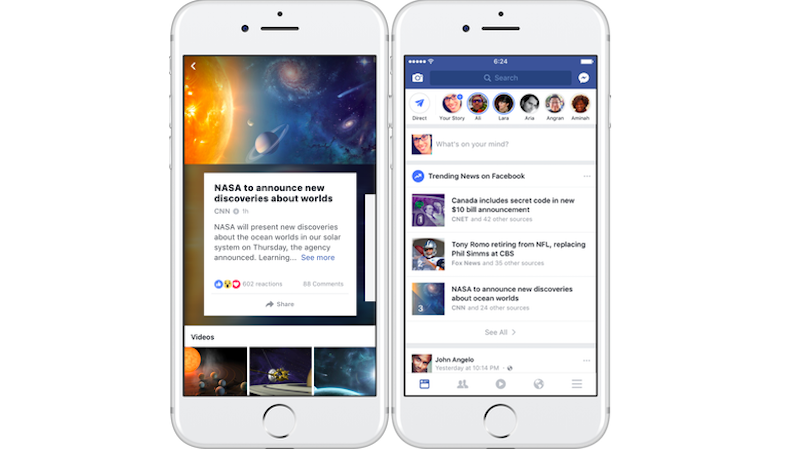 Facebook Trending Topics Tweaked to Show More News Sources