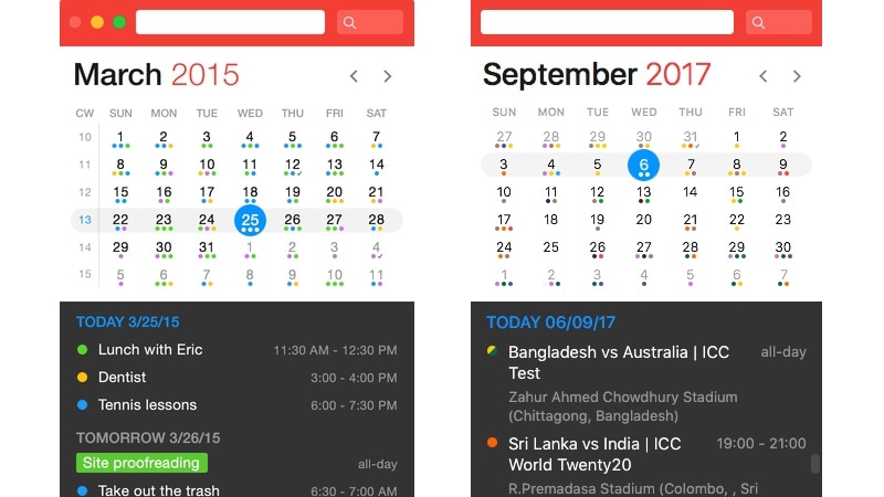 Fantastical 2 app features