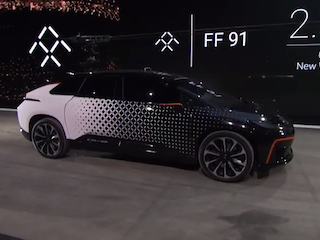 CES 2017: Faraday Future Unveils 1050-Horsepower FF 91 Electric Vehicle