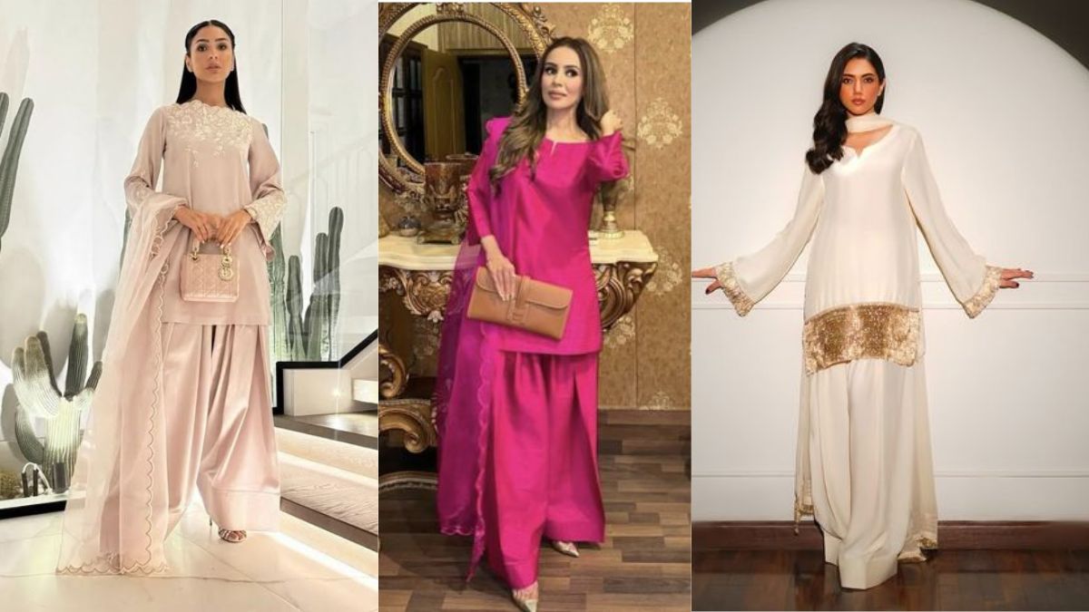 The Regal Radiance: 5 Best Designer Farshi Salwar Suits for Women