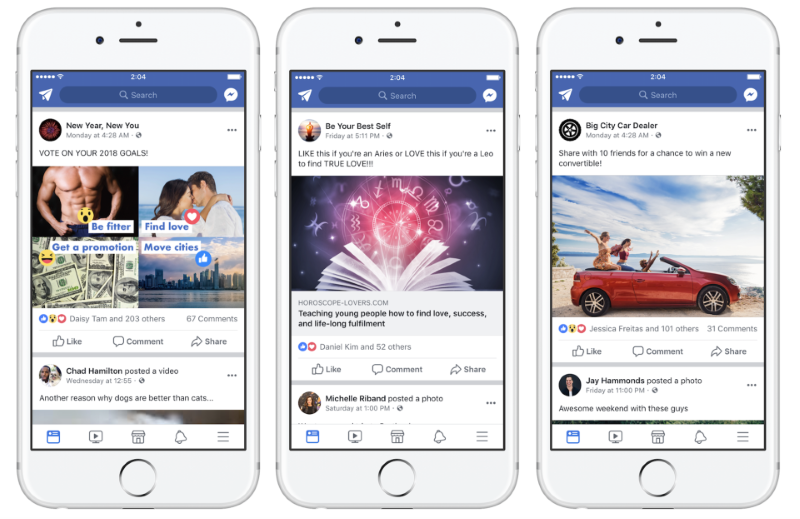 Facebook Takes on Engagement Bait, Will Start Demoting It in News Feeds