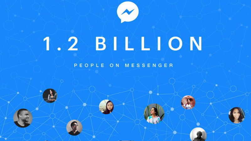 Facebook Messenger Now Has 1.2 Billion Monthly Active Users, Same as WhatsApp