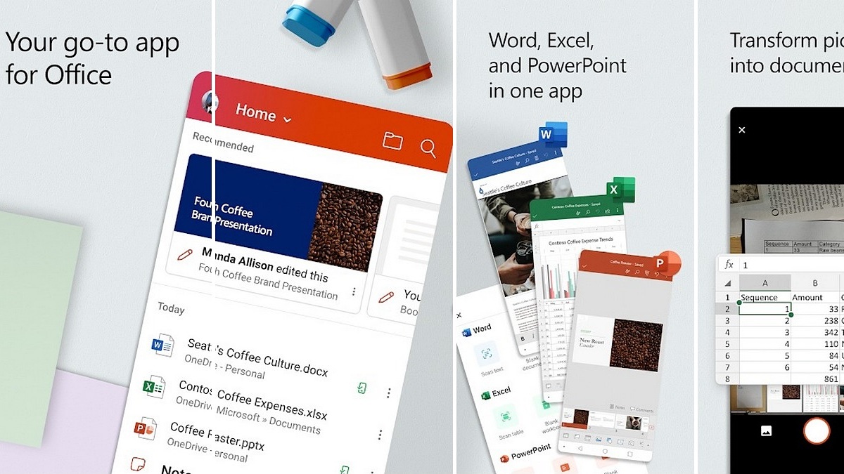 Microsoft Releases Unified Android App for Word, Excel, PowerPoint
