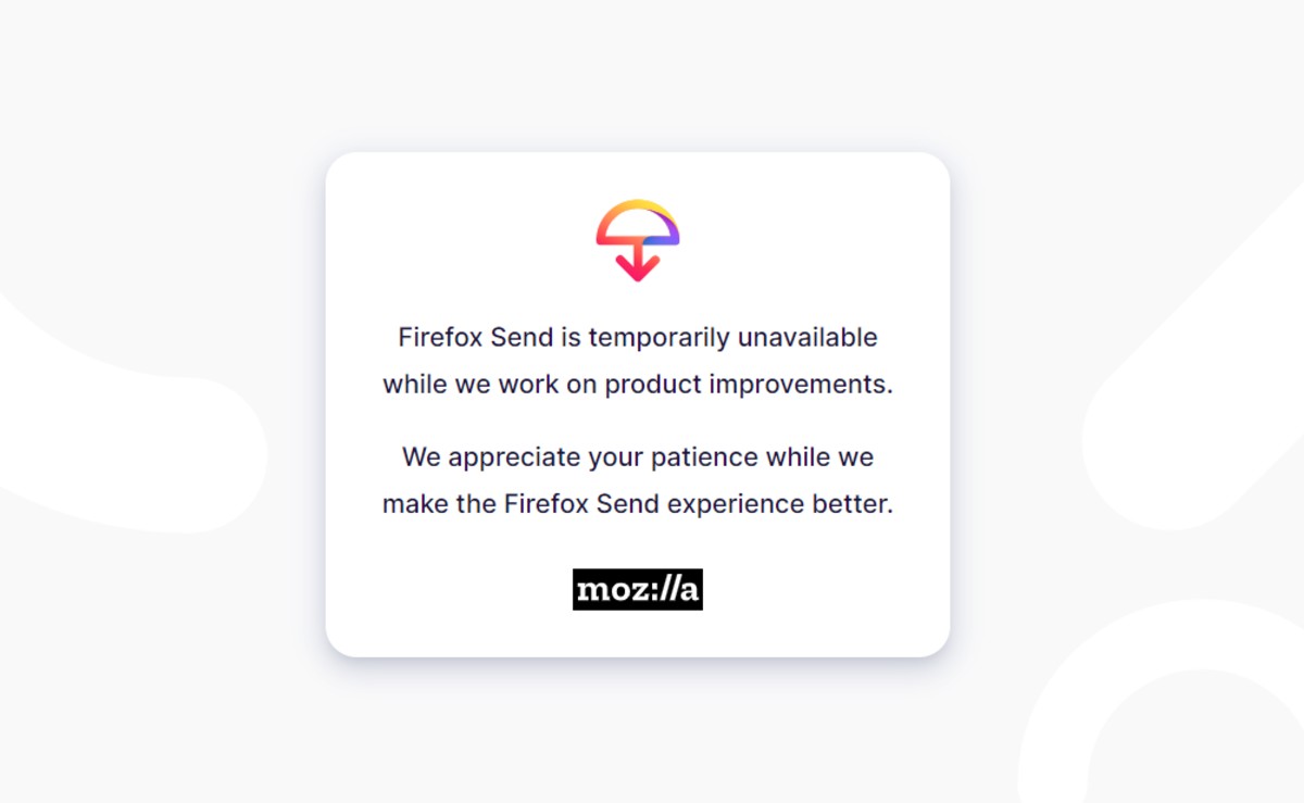 Firefox Send File Sharing Feature Suspended Over Rise in Malware Hosting, Report Button to Be Integrated
