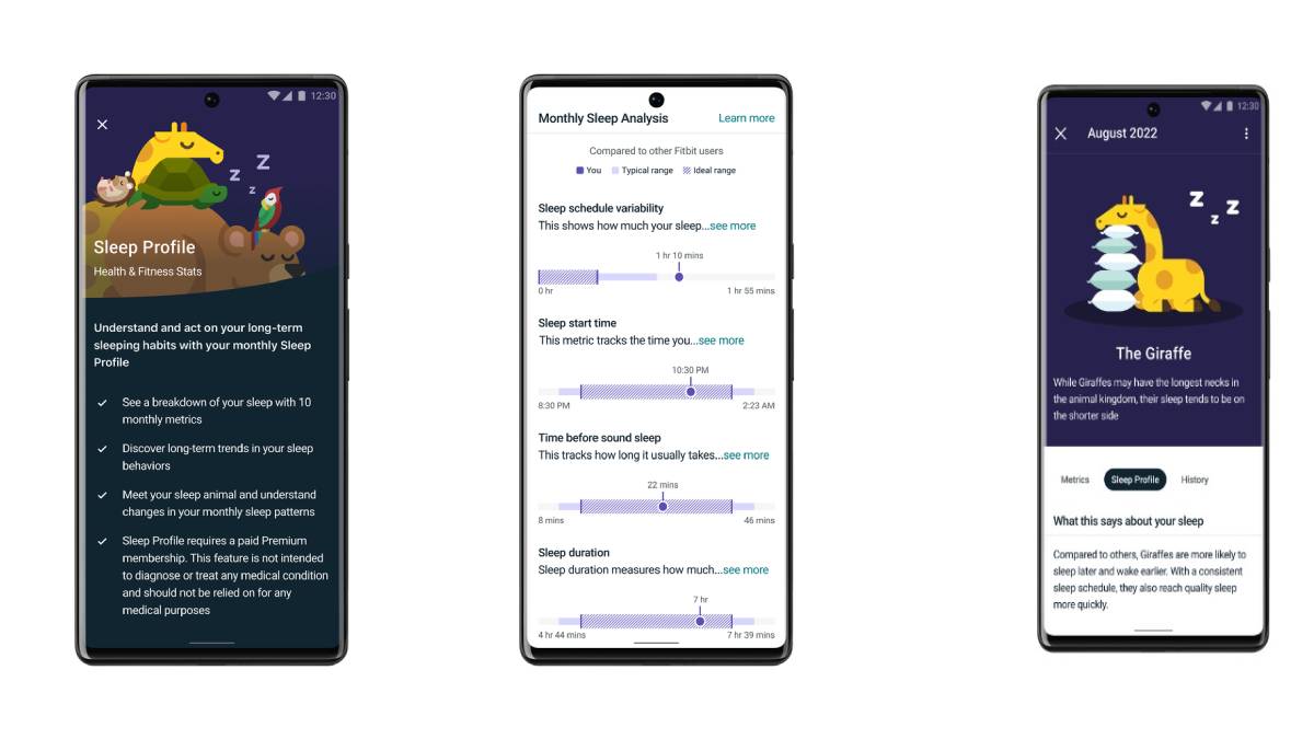Fitbit Sleep Profile for Premium Users Will Analyse Sleep Patterns With Animal Characters