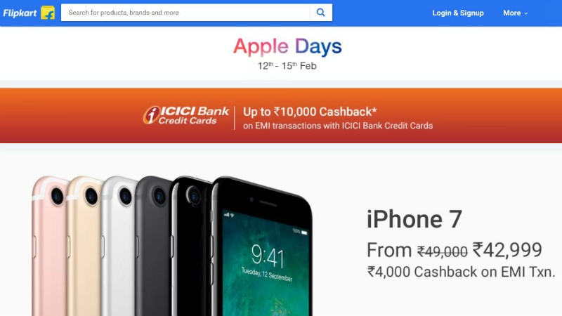 Flipkart Sale Offers Discounts on iPhone X, iPhone 8, and More Till February 15