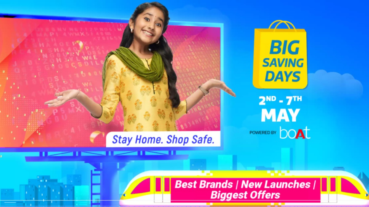 Flipkart Big Saving Days Sale to Bring Deals and Discounts on Smartphones, Electronics Starting May 2