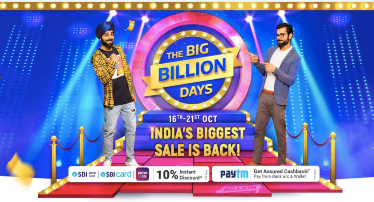 Flipkart Big Billion Days Sale to Start October 16, Will Run for Six Days