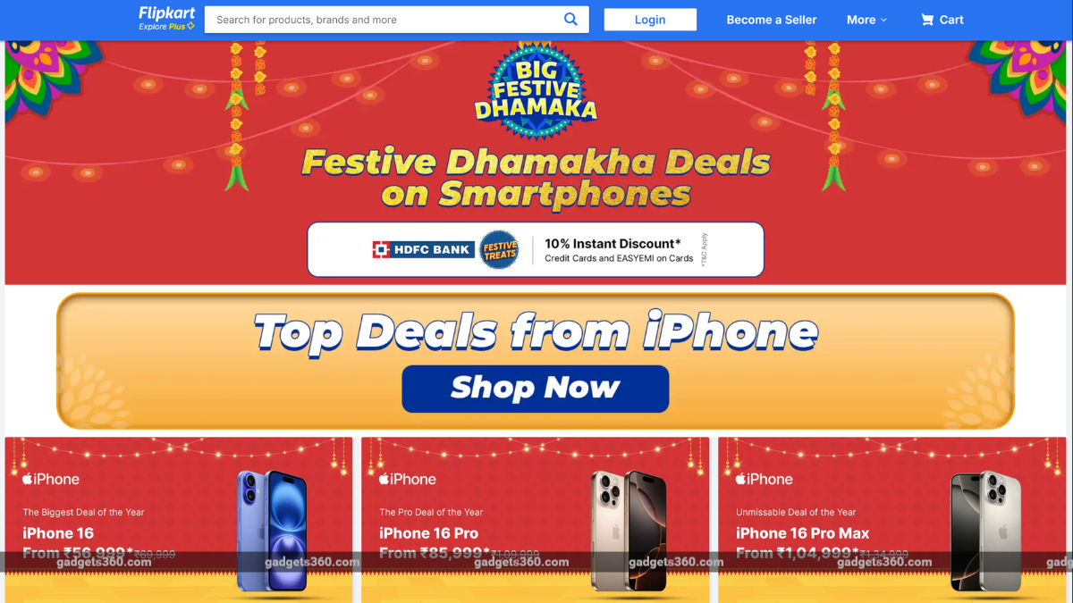 flipkart big festive dhamaka sale 2025 inline Flipkart Festive Dhamaka Sale 2025