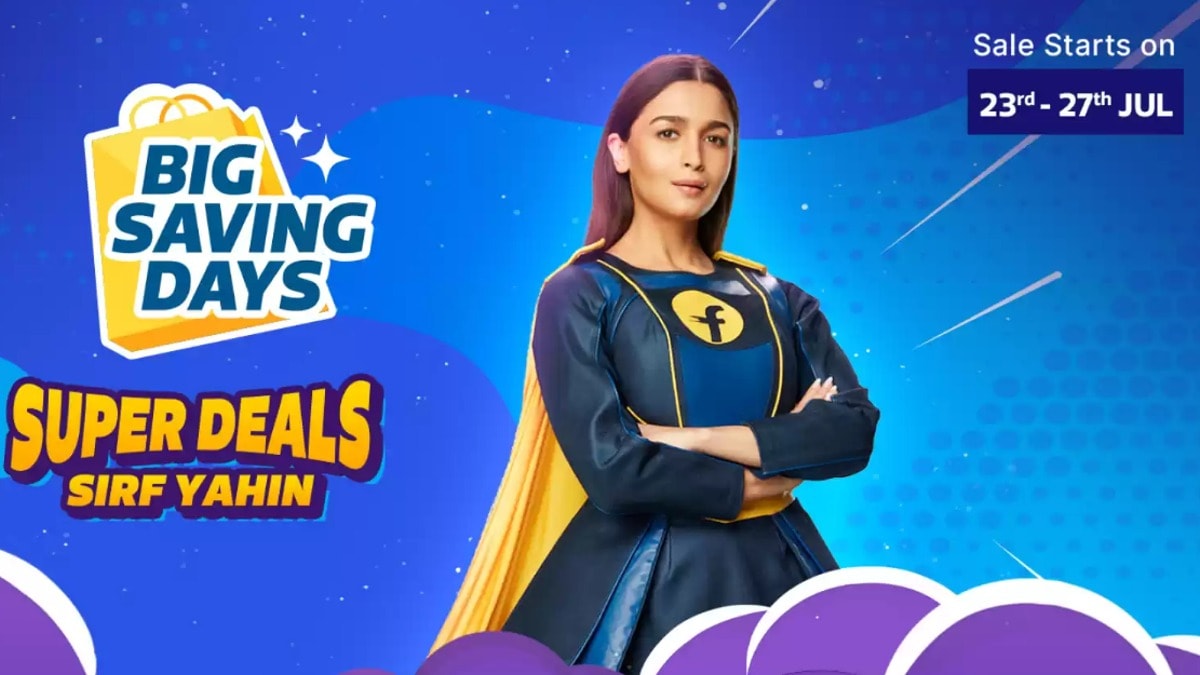 Flipkart Big Saving Days Sale Begins July 23 With Deals, Discounts on Smartphones, Speakers, More