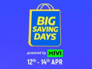 Flipkart Big Saving Days Sale to Begin from April 12 With Deals, Discounts on Phones, Electronics