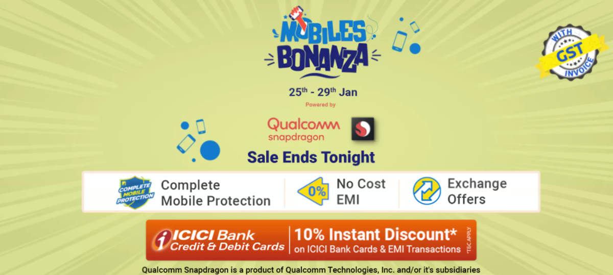 Flipkart Mobiles Bonanza Sale Ends Tonight: Price Cuts on Poco M2 Pro, Mi 10T, iPhone SE, More