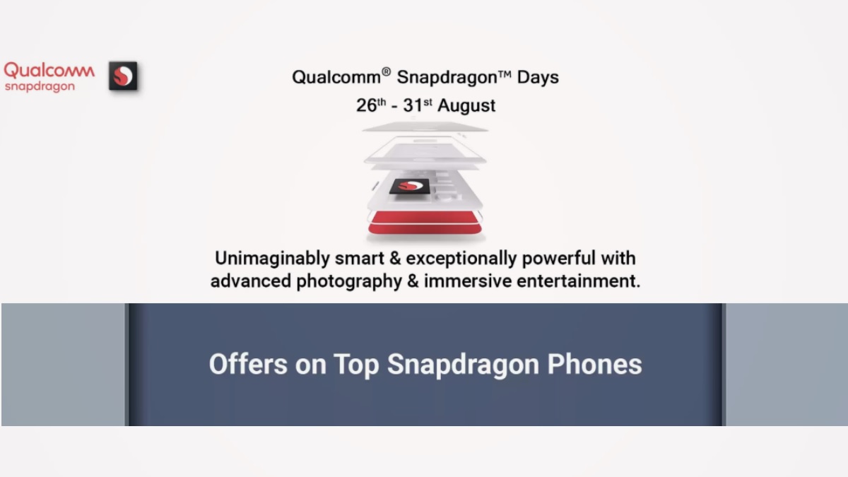 Flipkart Qualcomm Snapdragon Days Sale Offers Discounts on Redmi Note 7 Pro, Poco F1, Vivo V15 Pro, and More