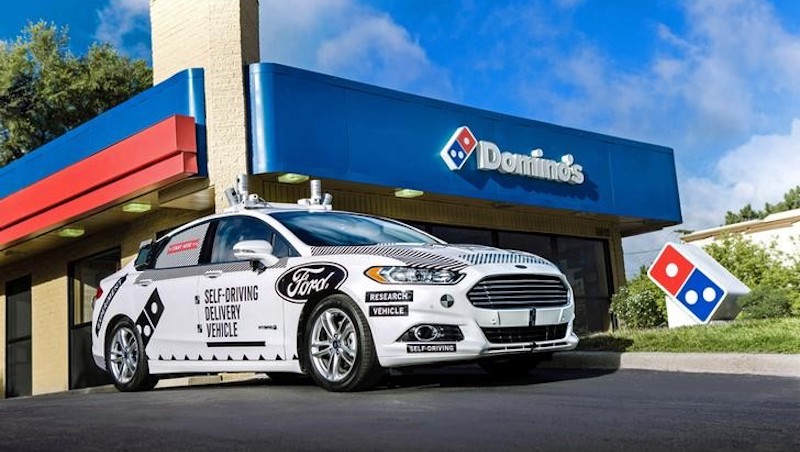 Ford Teams With Domino's on Self-Driving Pizza Delivery Test