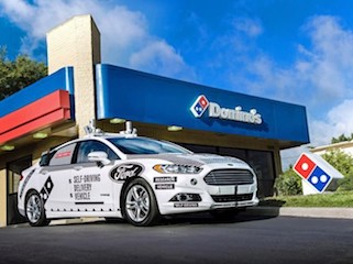 Ford Teams With Domino&#039;s on Self-Driving Pizza Delivery Test