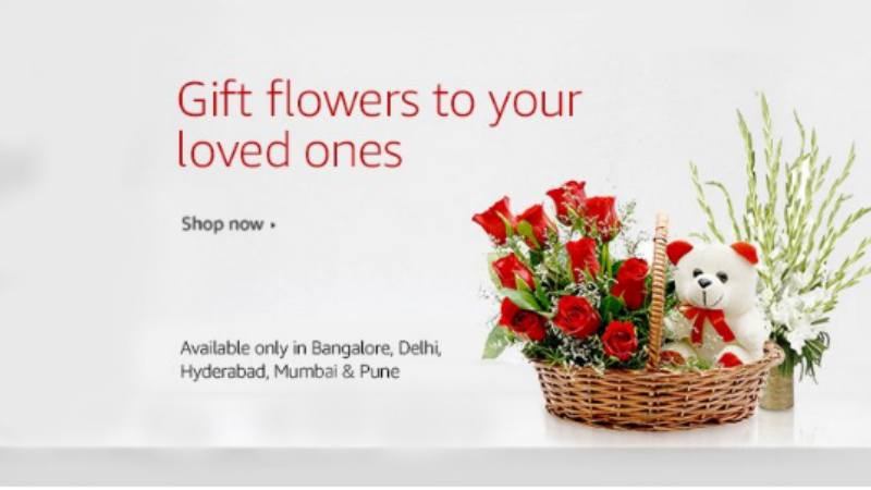 Amazon India Launches Fresh Flowers Store in 5 Cities