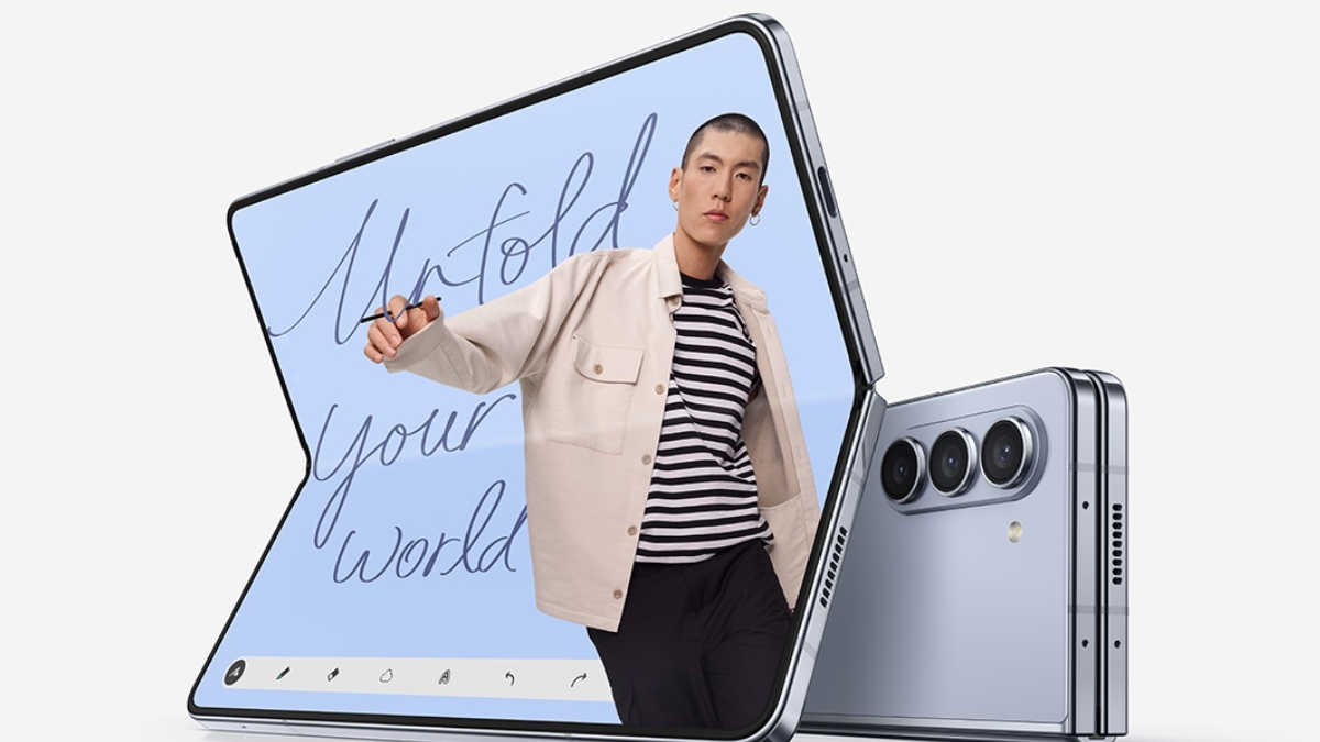 Samsung Galaxy Z Fold 6 Leaked Renders Hint at Rectangular Design With Slightly Curved Edges
