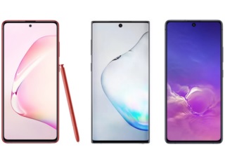 Samsung Galaxy S10 Lite vs Galaxy Note 10 Lite vs Galaxy Note 10: Price in India, Specifications Compared