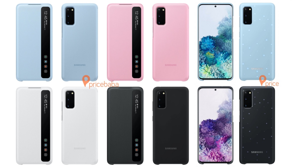 Samsung Galaxy S20 Official Cases, Covers Leaked Ahead of Next Week’s Launch