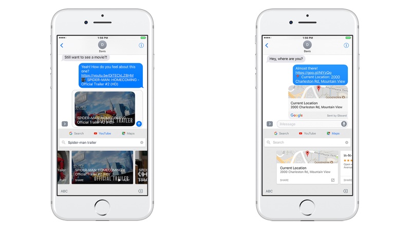 Gboard App for iOS Now Features YouTube and Maps Integration