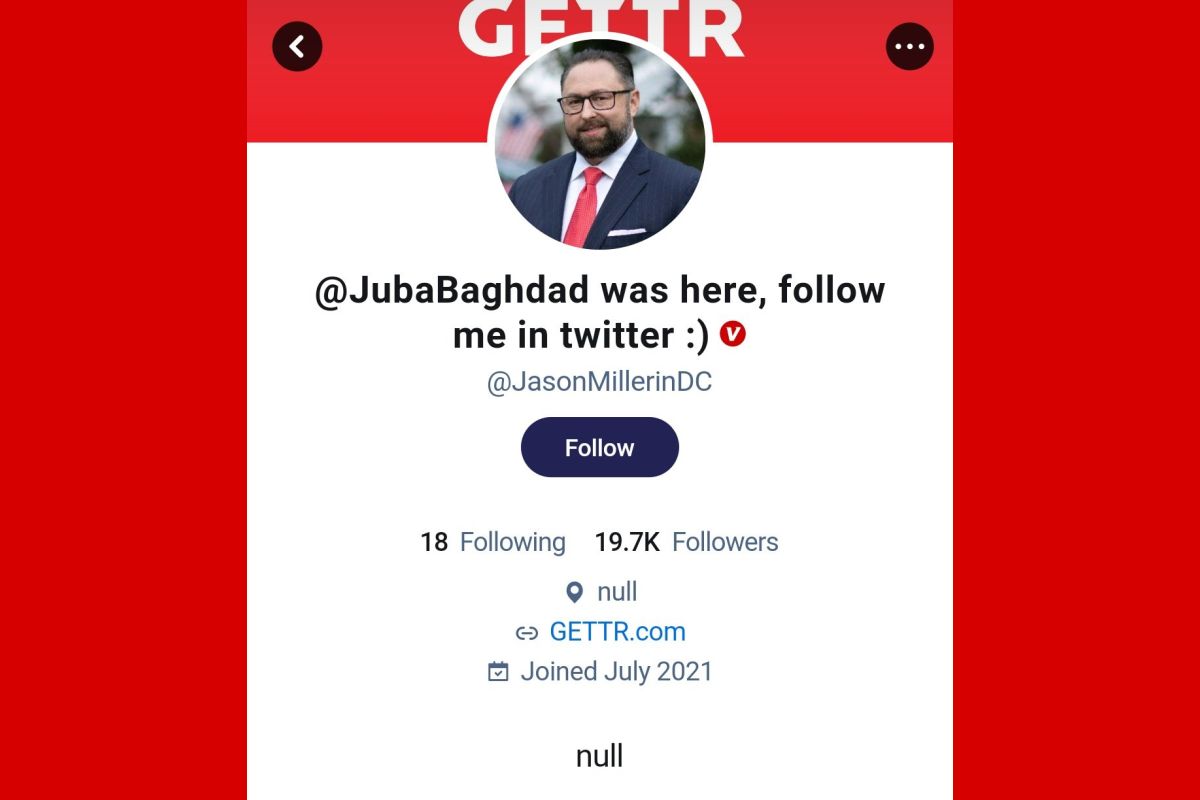 Pro-Trump Social Media App Gettr Hacked on Launch Day as Half Million Sign Up