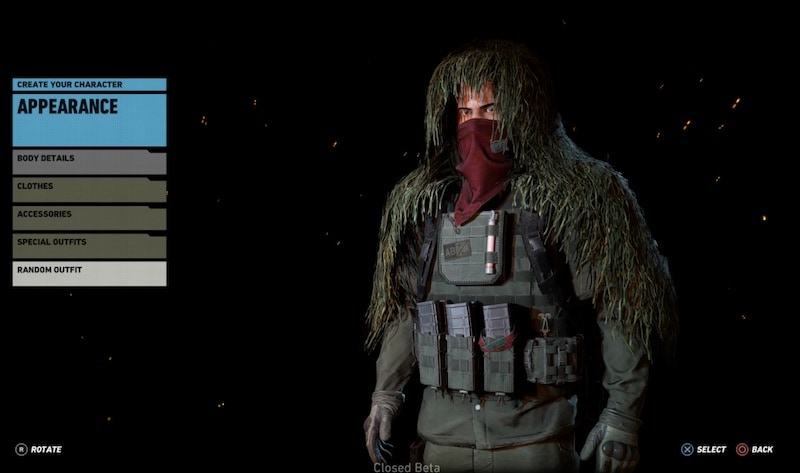 ghost recon wildlands customisation 