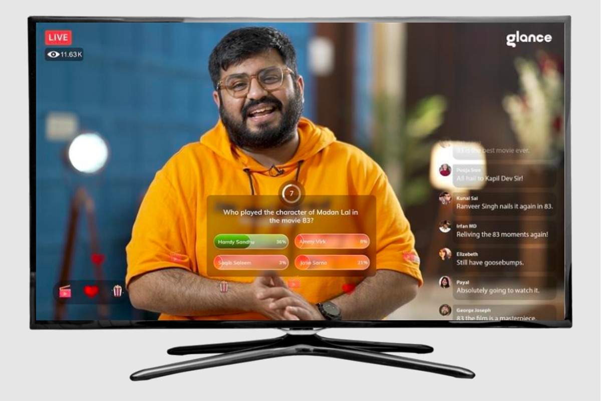 Glance TV Launched to Offer Interactive Experiences on Smart Android TVs in India
