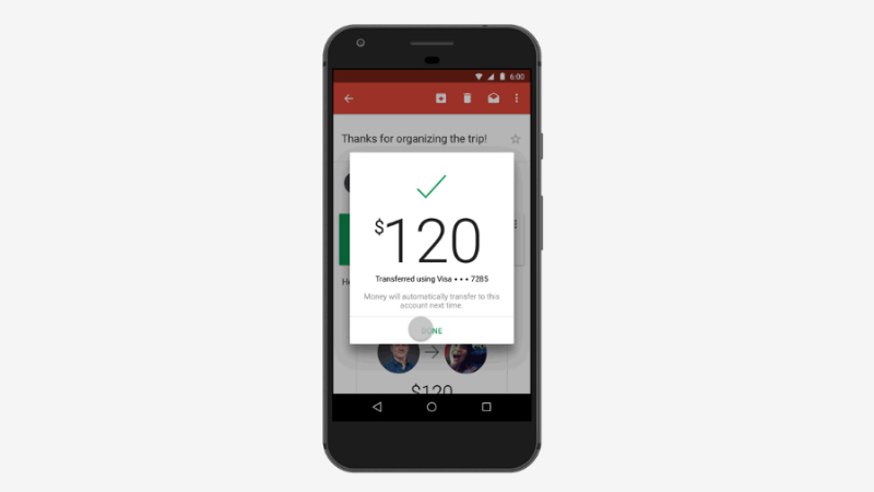 Gmail for Android Now Lets You Send Money via Email Attachment