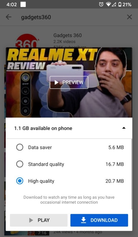 How to Download YouTube Videos for Offline Viewing Using Official App