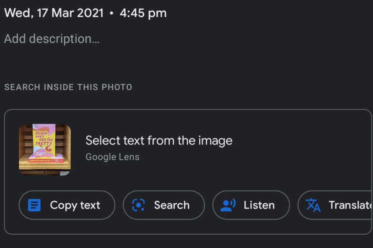 Google Photos App Gets Integrated Lens Features to Scan Saved Images