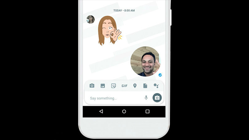 Google Allo v12 Update Brings Selfie Clips, New Compose Bar