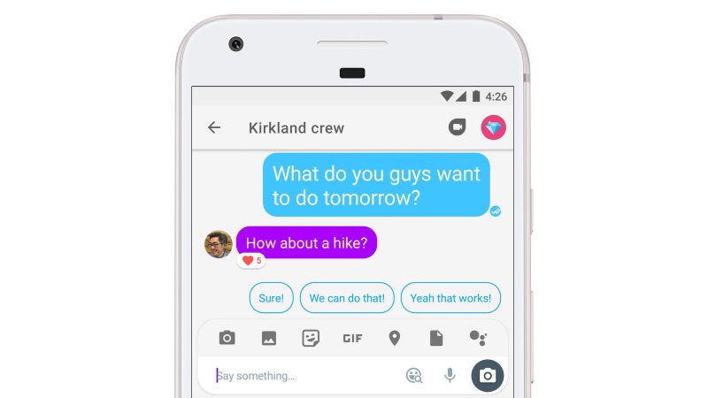 Google Allo v14 Brings Message Reactions, Under-the-Hood Enhancements