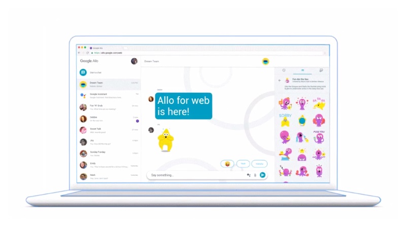 Google Allo Finally Gets a Web Version, But It's Available Only for Android