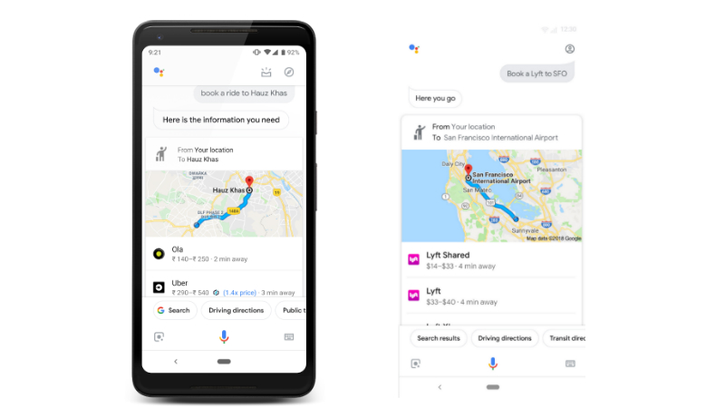 Google Assistant Gets the Ability to Book Cabs From Uber, Ola, and More