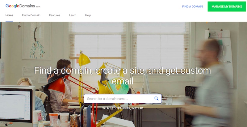Google Domains Registrar Service Launched in India