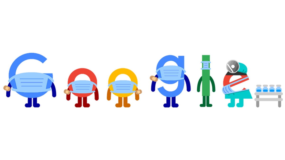 Google Doodle Encourages People to Get COVID-19 Vaccine, Wear Face Masks Amid Surge of Cases